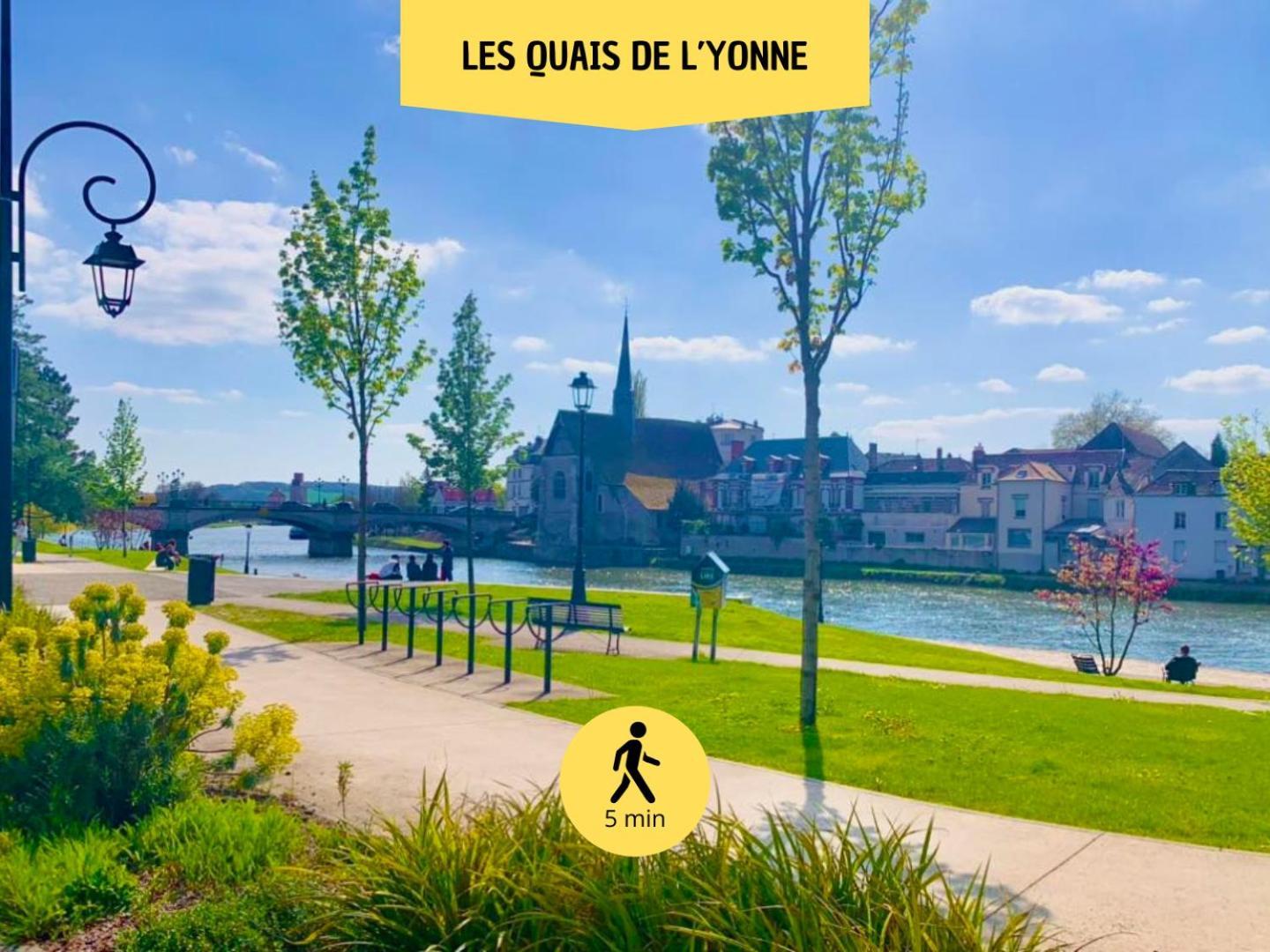 Le Subtil - Best Keys - Elegance & Confort - 2 Chambres Separees - Lit Queen Size - Smart Tv Netflix - Entre Gare & Centre Ville - A 1H De Paris - Wifi Fibre - Check-In Autonome Санс Екстериор снимка